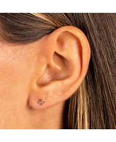 Solid Mini Star of David Stud Earring 14K