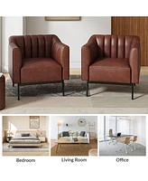 Hulala Home Benjamin Industry 30" Wide Chair with Solid Back