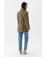 Nocturne Women's Leopard Print Jacket