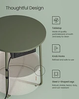 Slickblue Side Table with Charging Station