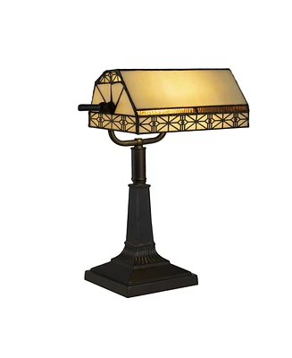 Lavish Home 16" Tiffany-Style Table Lamp