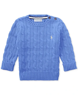 Polo Ralph Lauren Baby Boys Cotton Cable-Knit Sweater