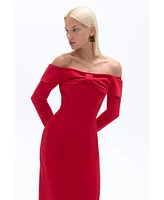 Nocturne Women's Bow Maxi Dress