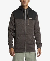 Quiksilver Men's Keller Block Zip Long Sleeve Hoodie