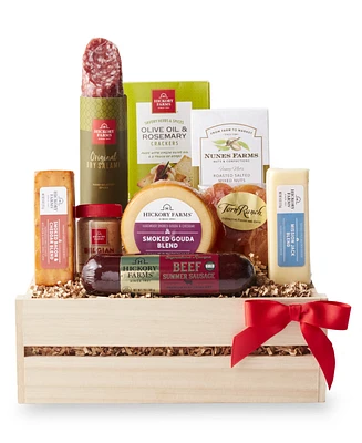 Hickory Farms Premium Meat & Cheese Gift Crate, 9 Piece