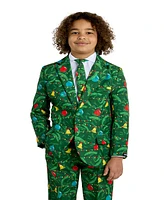Suitmeister Big Boys Christmas Tree Light Up Suit Including Blazer, Pants and Clip-On-Tie