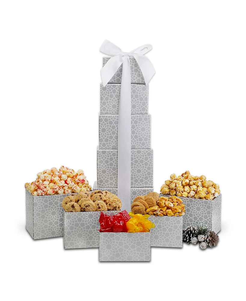 Alder Creek Gift Baskets Ultimate Holiday Gift Tower, 8 Piece