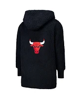 Jill Martin Men's and Women's The Best Lounger World Chicago Bulls Oversized Open-Front Hoodie Sweater