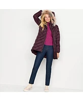 Lands' End Women's Insulated Cozy Fleece Lined Winter Coat