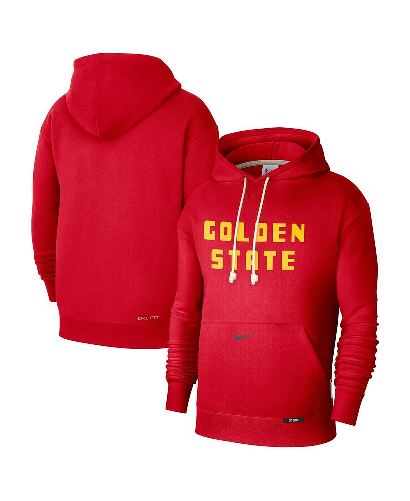 Nike Men's Red Golden State Warriors 2024/25 City Edition Courtside Standard Issue Pullover Hoodie