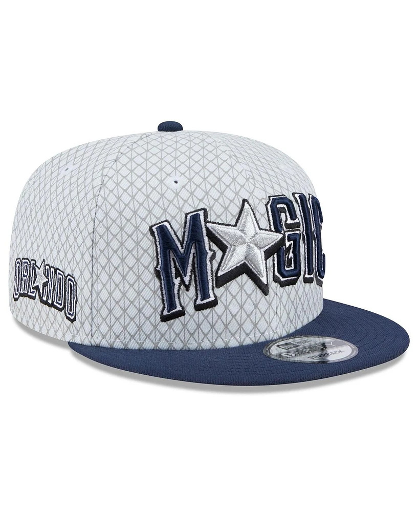 New Era Men's Gray Orlando Magic 2024/25 City Edition 9FIFTY Snapback Hat