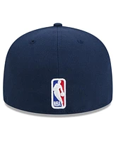 New Era Men's Navy Denver Nuggets 2024/25 City Edition Alternate 59FIFTY Fitted Hat