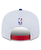 New Era Big Boys and Girls White Philadelphia 76ers 2024/25 City Edition 9FIFTY Snapback Hat