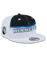 New Era Men's White Minnesota Timberwolves 2024/25 City Edition 9FIFTY Snapback Hat