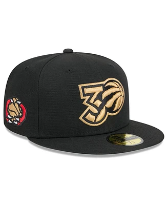 New Era Men's Black Toronto Raptors 2024/25 City Edition Alternate 59FIFTY Fitted Hat