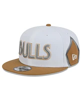 New Era Big Boys and Girls White Chicago Bulls 2024/25 City Edition 9FIFTY Snapback Hat