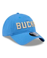 New Era Men's Blue Milwaukee Bucks 2024/25 City Edition 9TWENTY Adjustable Hat