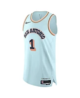 Nike Men's Victor Wembanyama Light Blue San Antonio Spurs 2024/25 Authentic Player Jersey - City Edition