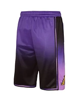 Nike Big Boys and Girls Purple Los Angeles Lakers 2024/25 City Edition Swingman Performance Shorts