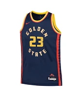 Nike Big Boys and Girls Draymond Green Navy Golden State Warriors 2024/25 Swingman Player Jersey - City Edition