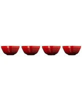 Le Creuset Stoneware Heart Mini Bowls, Set of 4