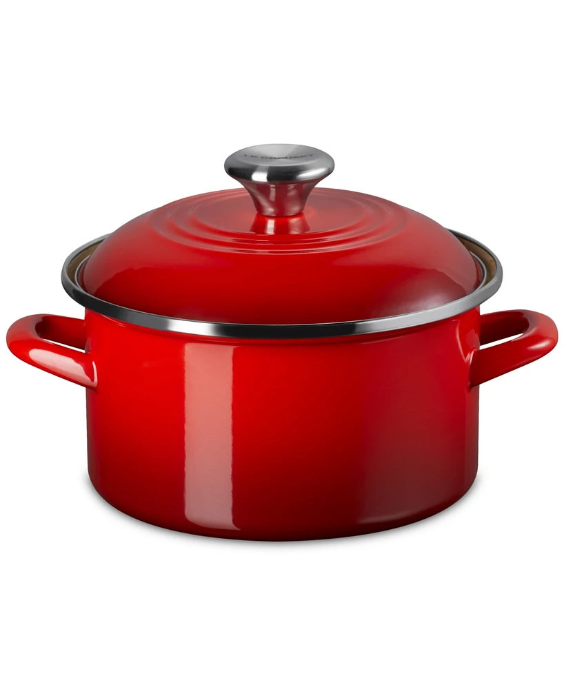 Le Creuset Enamel On Steel Petite Stockpot 3.8 Qt.