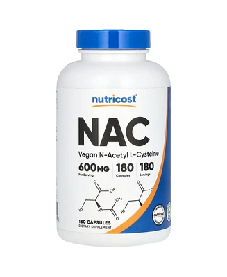 Nutricost Nac Nutrition N-Acetyl L-Cysteine 600 mg