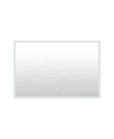 DeerValley Led Bathroom Mirror with Lights,Smart Dimmable Vanity Mirrors for Wall,Anti-Fog Makeup Mirror