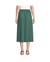 Lands' End Women's Tencel Fiber Flowy Midi Skirt