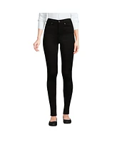 Lands' End Women's High Rise Stretch Denim Skinny Jeans