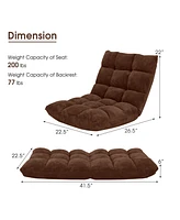 Gouun Adjustable 14-position Cushioned Floor Chair