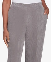 Alfred Dunner Women's Copenhagen Corduroy Average Length Pants