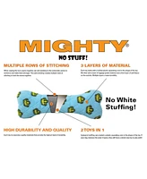 Mighty Medium Bone Orange, 2 Pack, Durable Squeaky Dog Toy