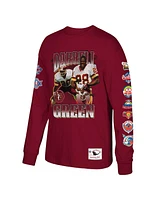 Mitchell & Ness Men's Darrell Green Burgundy Washington Commanders Player Graphic Long Sleeve T-Shirt