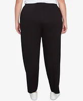 Alfred Dunner Plus French Quarter Soft Brushed Knit Short Length Pants