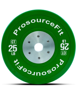 ProsourceFit Color Training Bumper Plate 25 lb, Green
