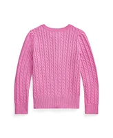 Polo Ralph Lauren Toddler and Little Girls Mini-Cable Cotton Cardigan
