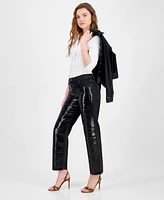 Guess Women's Jill Sequin-Front Boyfriend Jeans