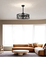 Home Accessories 24.3" Nelle Indoor Ceiling Fan with Light Kit and Remote