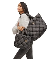 Sam Edelman Jianna Woven Nylon Extra-Large Tote