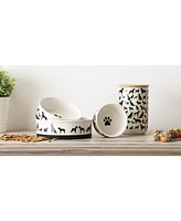 Bone Dry Dog Show Pet Bowl Set/2