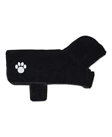 Bone Dry Terry Microfiber Pet Robe Embroidered Paw Print