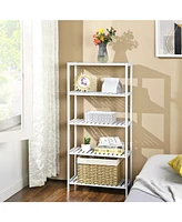Slickblue 5-Tier Multifunctional Storage Shelf, Shelving Unit for Entryway, Bathroom, Living Room, Balcony & Kitchen