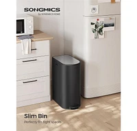 Slickblue Garbage Can with Wing Lids for Easy Access and Convenient Waste Management