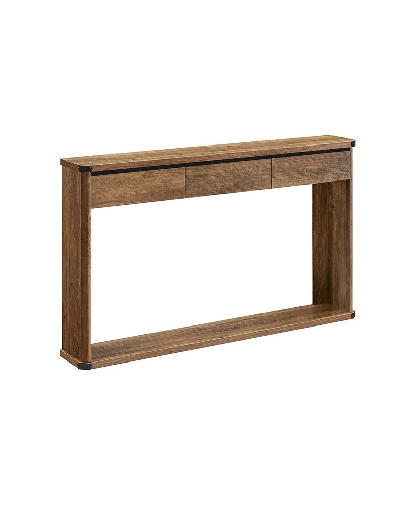 Slickblue 63-Inch Console Table Narrow Entryway Sofa for Living Room or Hallway