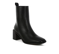 London Rag Muskox Square Toe Faux Leather Boots