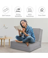 Gouun Convertible Lounger Folding Sofa Sleeper Bed