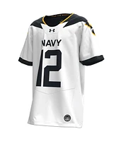 Under Armour Big Boys and Girls White Navy Midshipmen 2024 Rivalry Replica Jersey