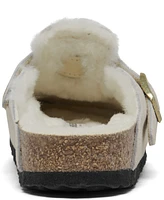 Birkenstock Women's Boston Shearling Suede Leather Clogs from Finish Line