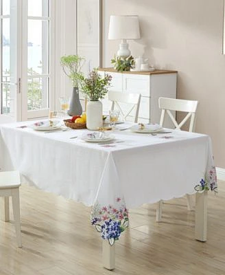 Elrene Hydrangea Cutwork Table Linen Collection